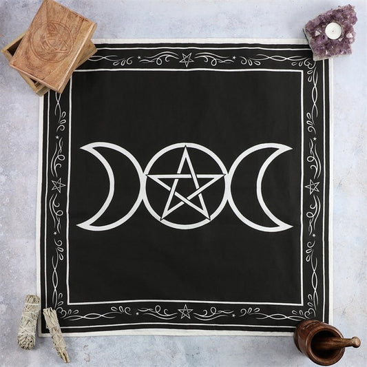 Triple Moon Altar Cloth 70x70cm