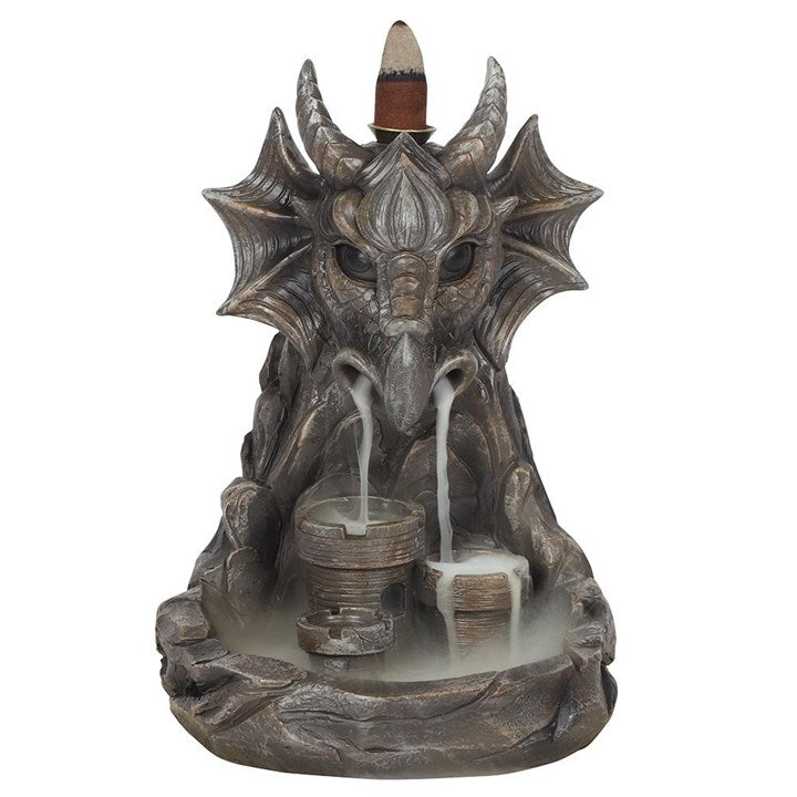 Grey Dragon Backflow Incense Burner