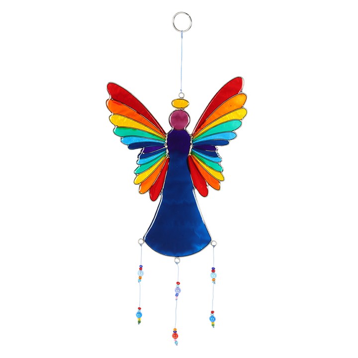 Rainbow Angel Suncatcher (38cm)