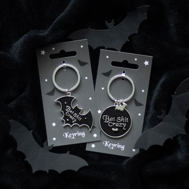 Bat Shit Crazy Keyring