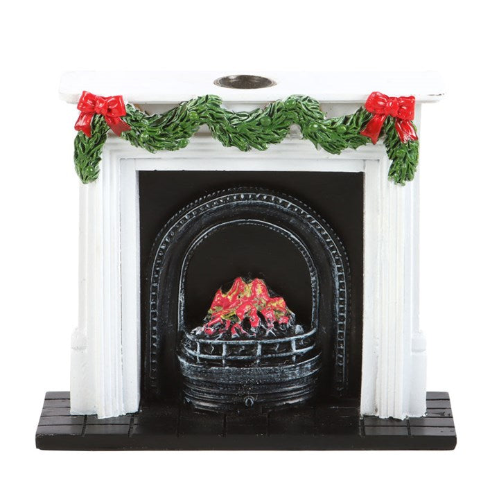 Christmas Fireplace Backflow Incense Burner