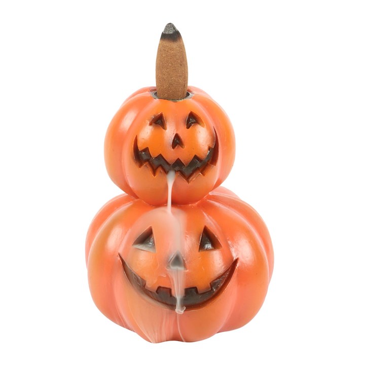 Stacked Pumpkins Backflow Incense Burner