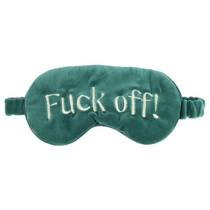 Sweary Velvet Sleep Mask