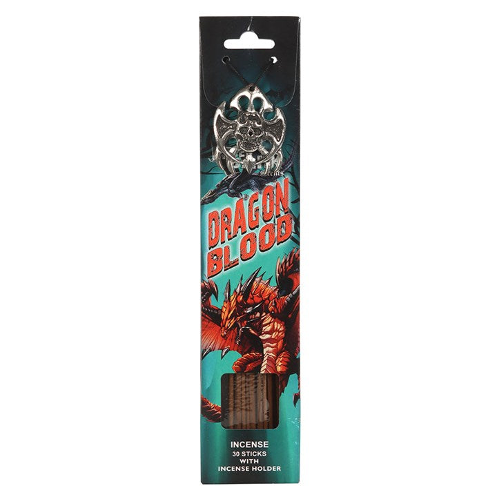 Dragon Blood Incense Sticks with Metal Holder