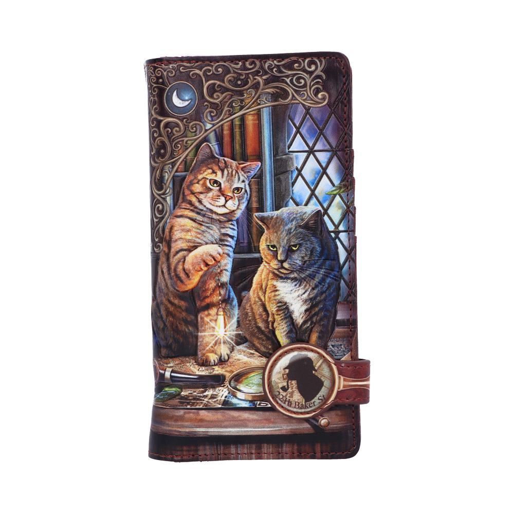 Purrlock Holmes Embossed Purse