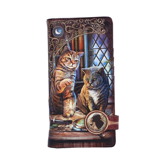 Purrlock Holmes Embossed Purse