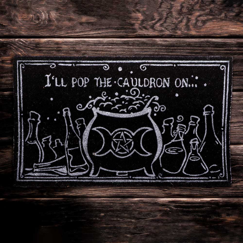 I'll Pop The Cauldron On Doormat