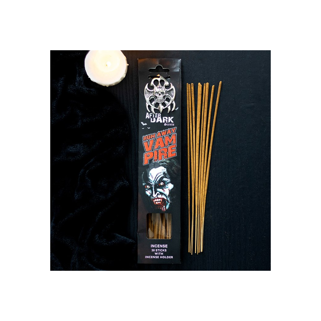 Run Away Vampire Incense Sticks with Holder