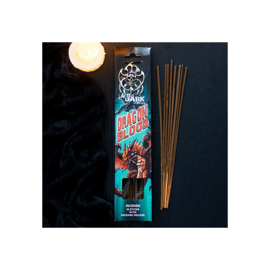 Dragon Blood Incense Sticks with Metal Holder